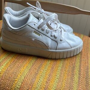 Puma Classic White Leather Sneakers